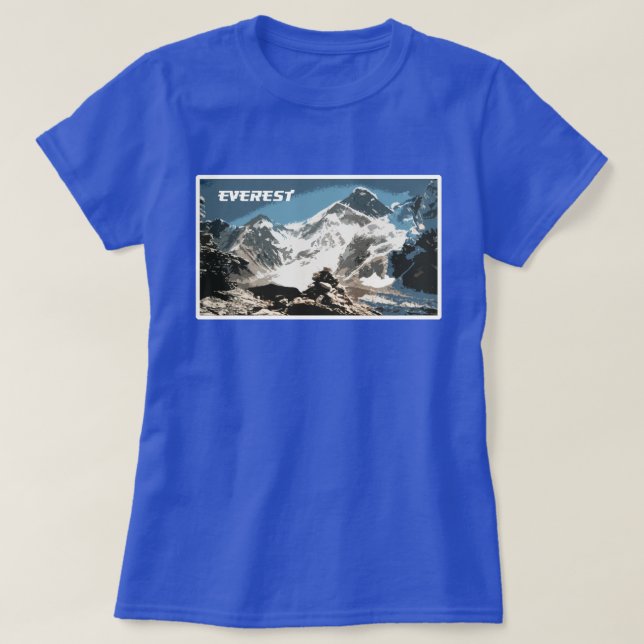 T-shirt Vue du mont Everest, Népal (Design devant)