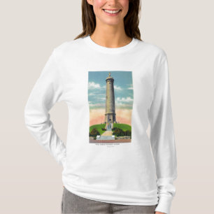 T-shirt Vue du monument de Myles Standish # 2