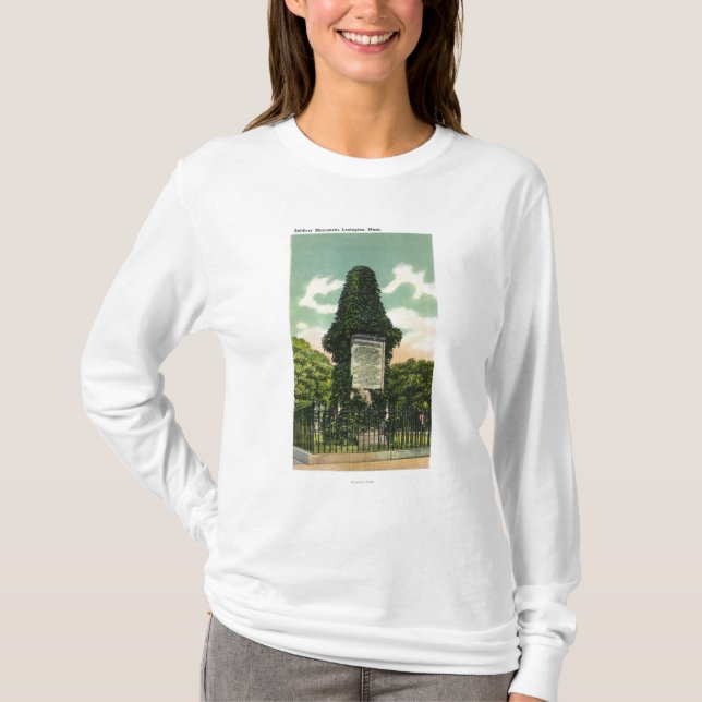 T-shirt Vue du monument des soldats (Devant)