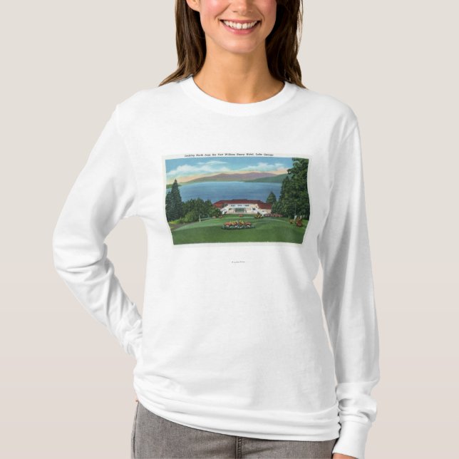 T-shirt Vue du nord de lac de pi William Henry (Devant)