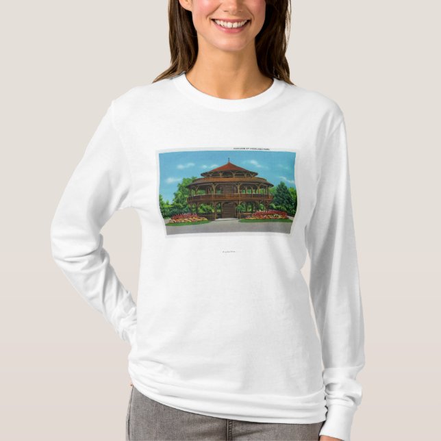 T-shirt Vue du pavillon de Highland Park (Devant)