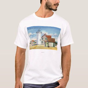 T-shirt Vue du phare de point de course