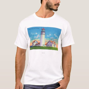 T-shirt Vue du phare des montagnes