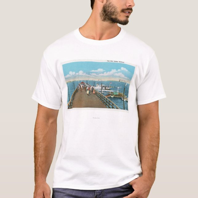 T-shirt Vue du pilier de saules de Salem (Devant)