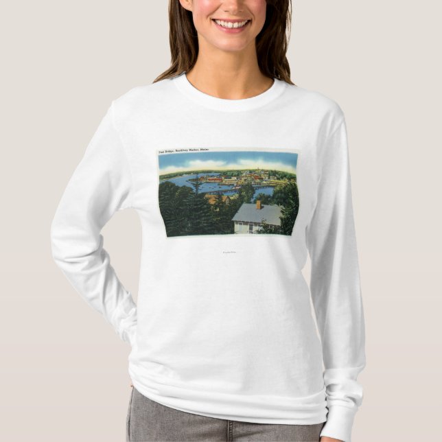 T-shirt Vue du pont de pied (Devant)