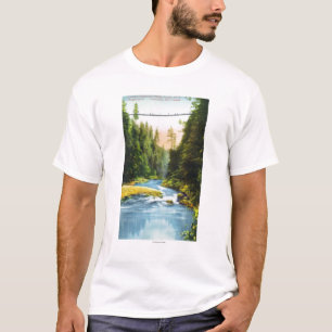 T-shirt Vue du pont suspendu de Capilano # 2