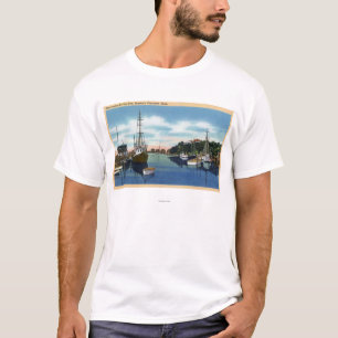 T-shirt Vue du port, Martha's Vineyard