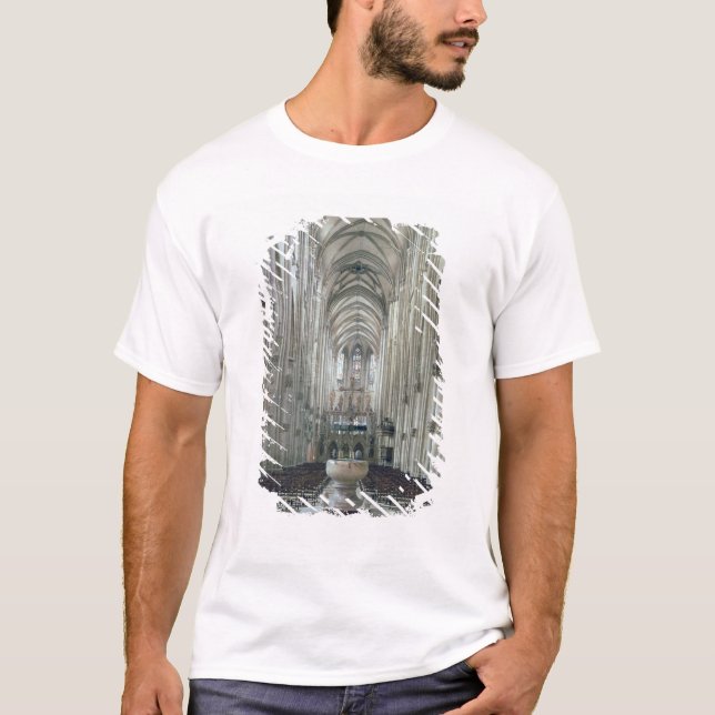 T-shirt Vue du regard intérieur est, commencée 1230 (Devant)