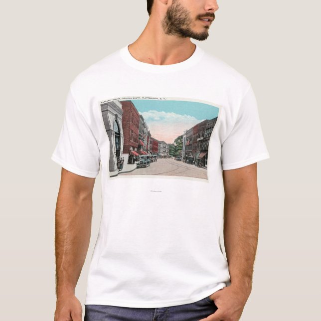 T-shirt Vue du sud de rue de Margaret (Devant)