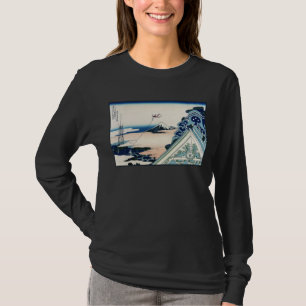 T-shirt Vue du temple Honganji sur le mont Fuji Gravure ja