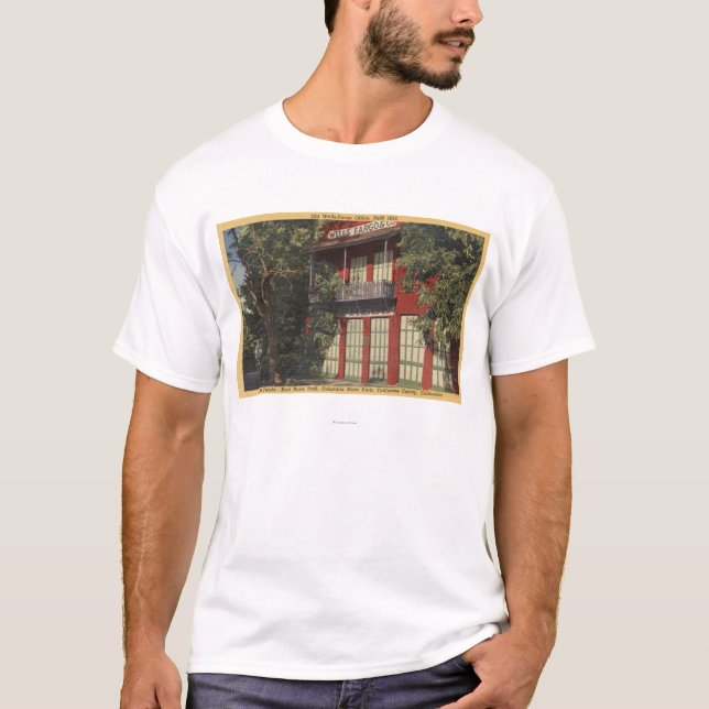 T-shirt Vue du vieux bureau de Wells Fargo (1855) (Devant)