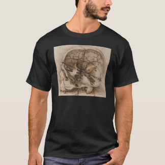 T-shirt Vue d'un crâne