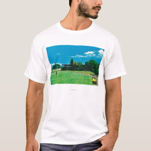 T-shirt Vue d'un vert au golf royal de Kaanapali