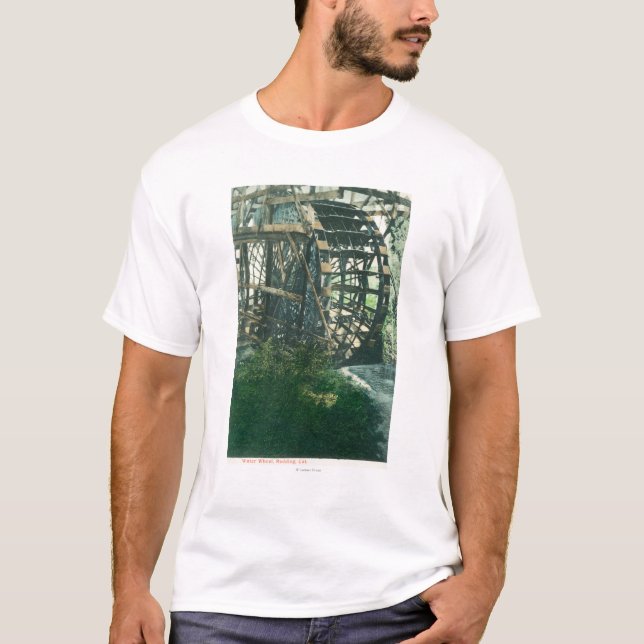 T-shirt Vue d'une eau WheelRedding, CA (Devant)