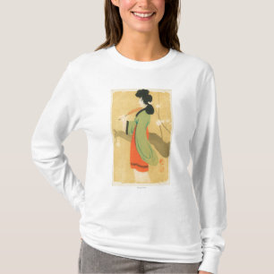 T-shirt Vue d'une femme japonaise dans ParisParis, France