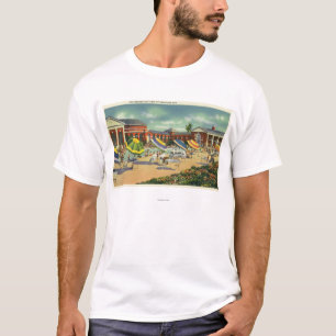 T-shirt Vue d'unité de récréation de spa de Saratoga
