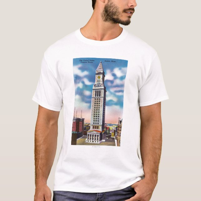 T-shirt Vue extérieure de bureau de douane des USA (Devant)