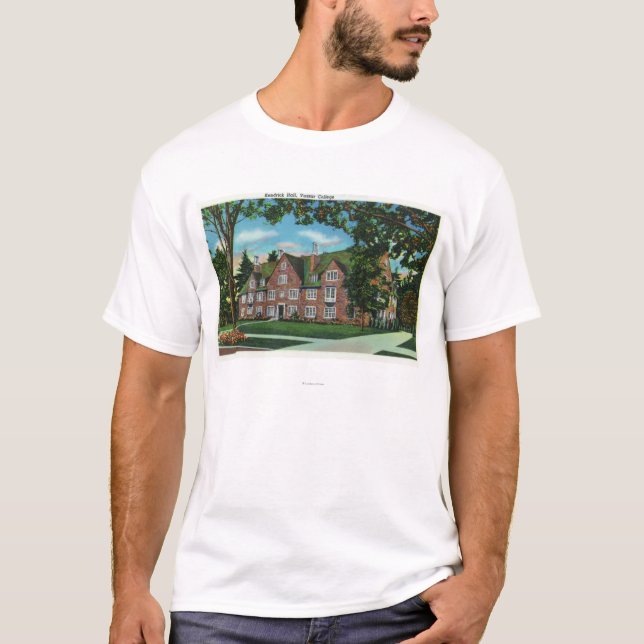 T-shirt Vue extérieure de Kendrick Hall, université de (Devant)