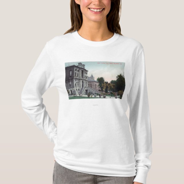 T-shirt Vue extérieure de la Chambre de Tribunal du Comté (Devant)