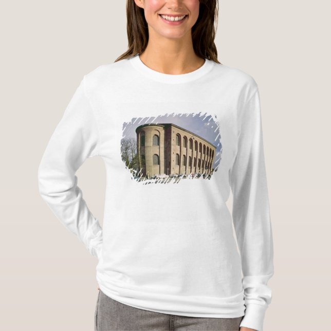 T-shirt Vue extérieure de l'Aula Palatina, c.310 construit (Devant)