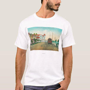 T-shirt Vue extérieure de l'hôtel Capitola et des cottages
