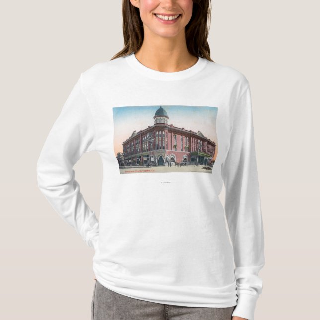 T-shirt Vue extérieure de l'hôtel Stewart (Devant)