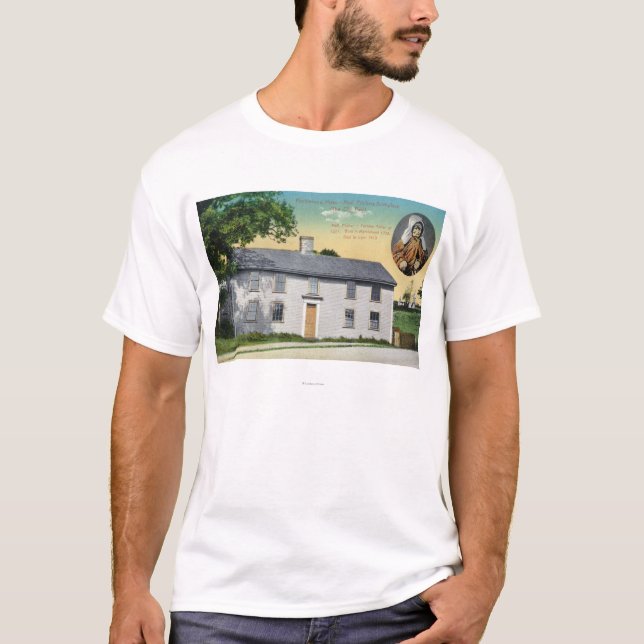 T-shirt Vue extérieure de lieu de naissance de brocs de (Devant)