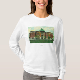 T-shirt Vue extérieure de lycée du comté de Placer