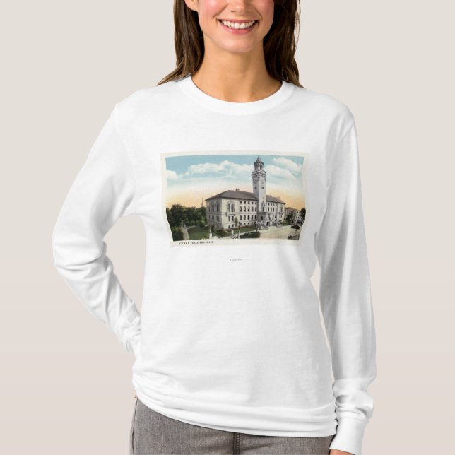 T-shirt Vue extérieure de ville hôtel (Devant)