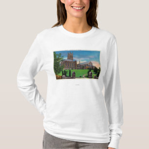 T-shirt Vue extérieure d'école d'instruction religieuse 