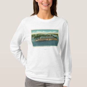 T-shirt Vue extérieure des mille yachts d'île