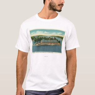 T-shirt Vue extérieure des mille yachts d'île