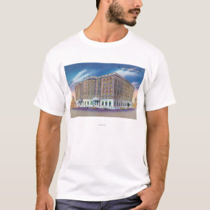 T-shirt Vue extérieure d'hôtel de Sheraton dans Copley