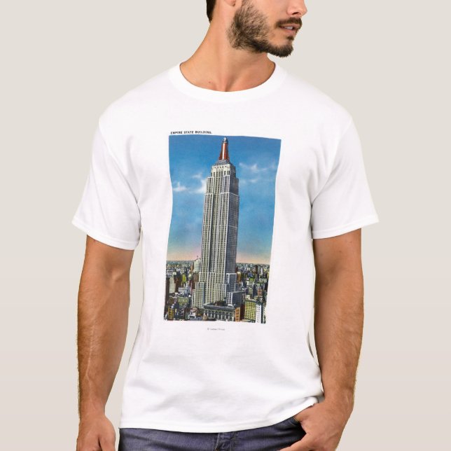 T-shirt Vue extérieure du bâtiment d'état d'empire (Devant)