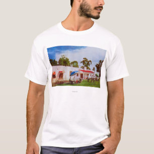 T-shirt Vue extérieure du golf et du pays de visibilité
