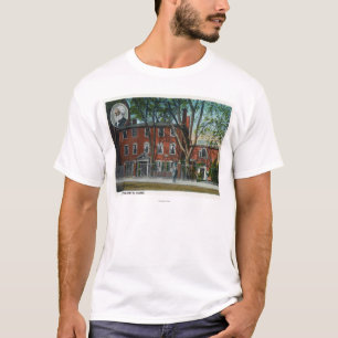 T-shirt Vue extérieure du mémorial d'art de Swett