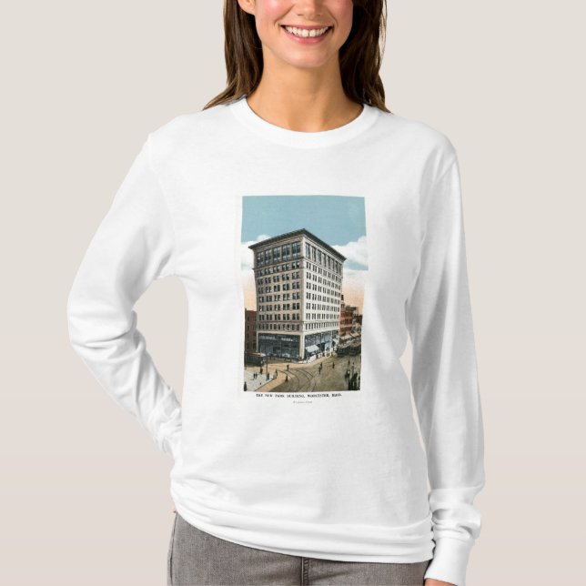 T-shirt Vue extérieure du nouveau bâtiment de parc (Devant)