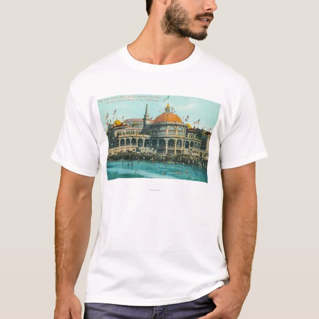 T-shirt Vue extérieure du nouveau casino de la plage (Devant)