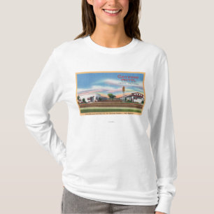 T-shirt Vue extérieure du passage MotelMerced, CA