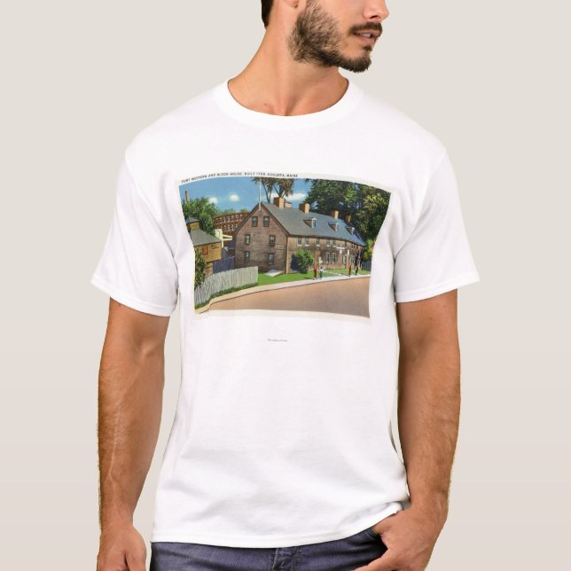 T-shirt Vue extérieure du pi occidental et des Chambres de (Devant)