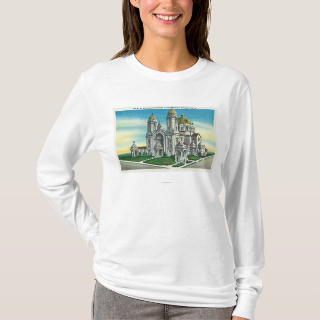 T-shirt Vue extérieure du tombeau de notre Madame de (Devant)
