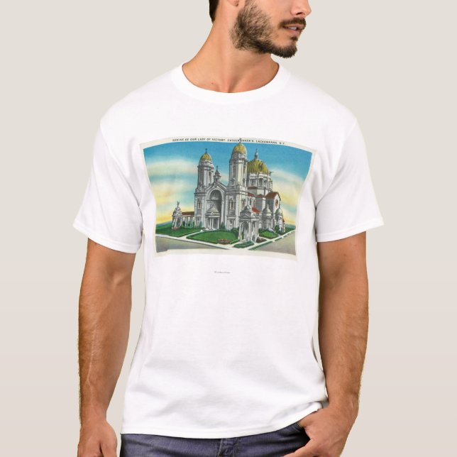 T-shirt Vue extérieure du tombeau de notre Madame de (Devant)