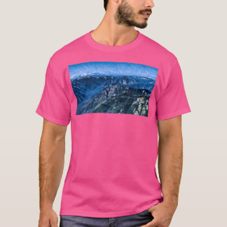T-shirt Vue Extraordinaire de la montagne Cascade (Poly Ar