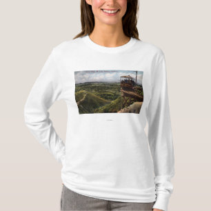 T-shirt Vue ferroviaire Pacifique de pont circulaire