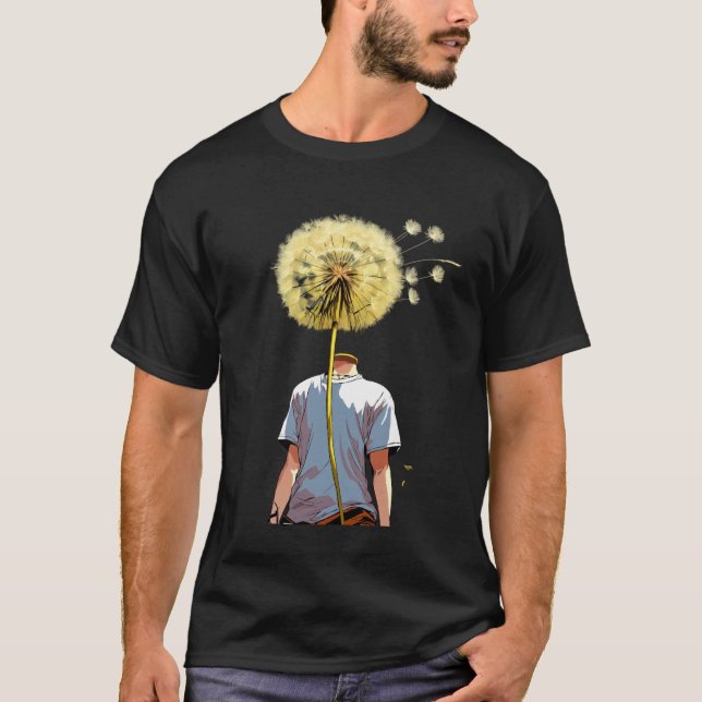 T-shirt vue fleurie (Devant)