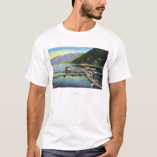 T-shirt Vue générale de la baie en fer à cheval et du p