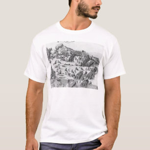 T-shirt Vue générale de la bataille de Muhlberg