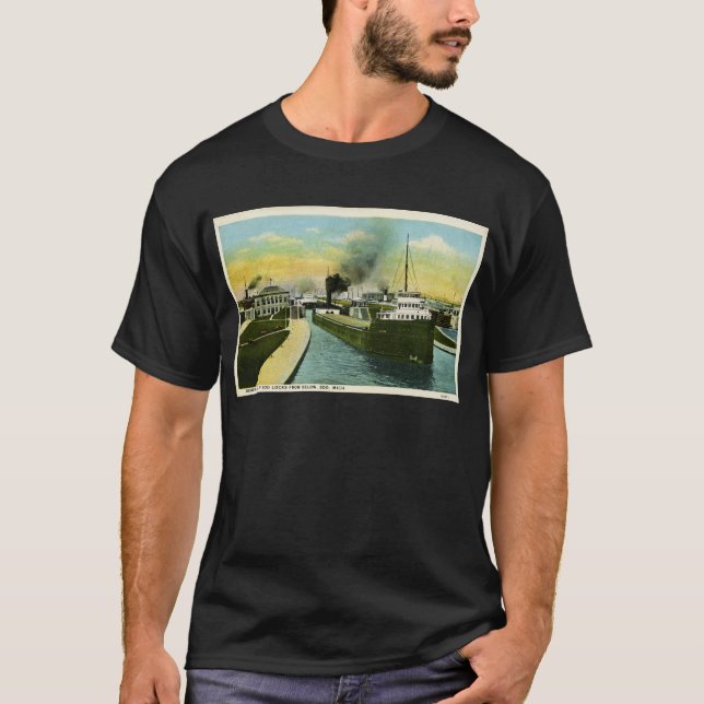 T-shirt Vue générale des serrures de Soo de dessous, Soo, (Devant)
