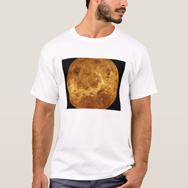 T-shirt Vue globale de la surface de Vénus (Devant)