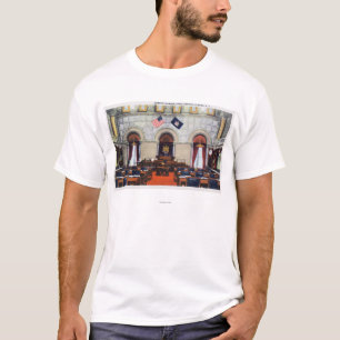T-shirt Vue intérieure de chambre de sénat de capitol